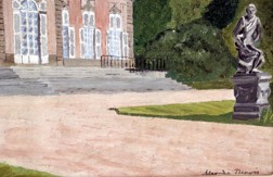 Sochy v zámecké zahradě, Alexandre Benois