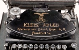 Psací stroj KLEIN-ADLER 1