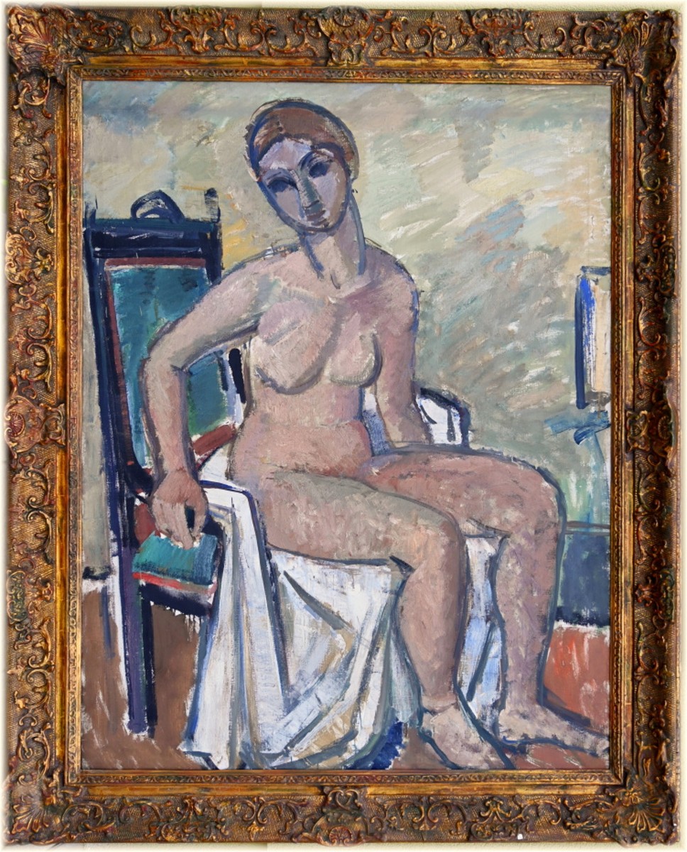 Gruber Ivan (1929 - 2015), Sedící žena