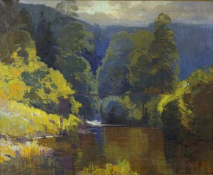 Havelka Roman (1877 - 1950), Rybaření na Dyji