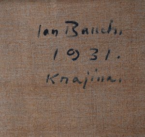 Bauch Jan (1898 1995), Krajina,  1931
