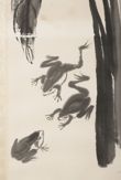 ČCHI PAJ-Š’ (1864-1957): TŘI ŽÁBY POD LOTOSOVÝMI LISTY A VÁŽKA