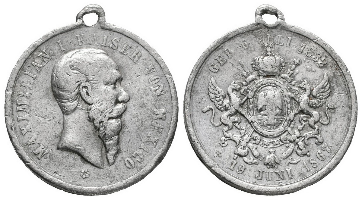 Arcivévoda Maximilián, 1832 - 1867 (mexický císař)