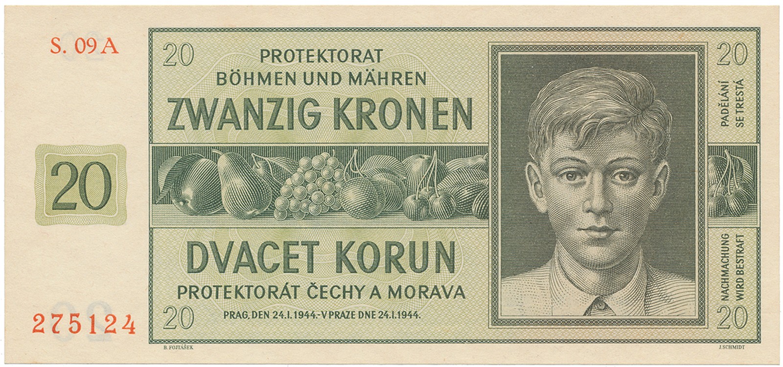 Protektorát Čechy a Morava, 1939 - 1945