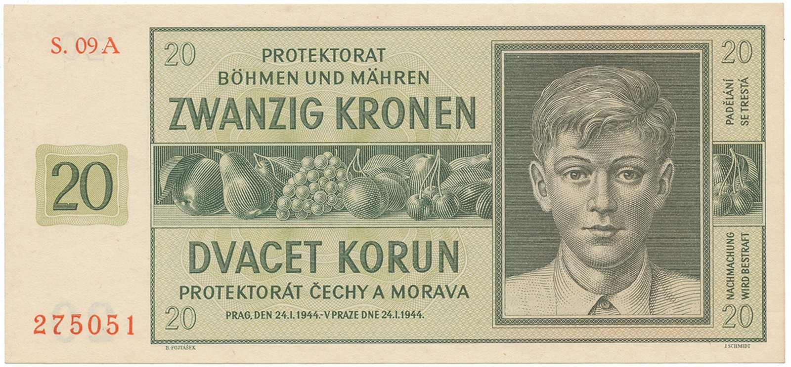 Protektorát Čechy a Morava, 1939 - 1945