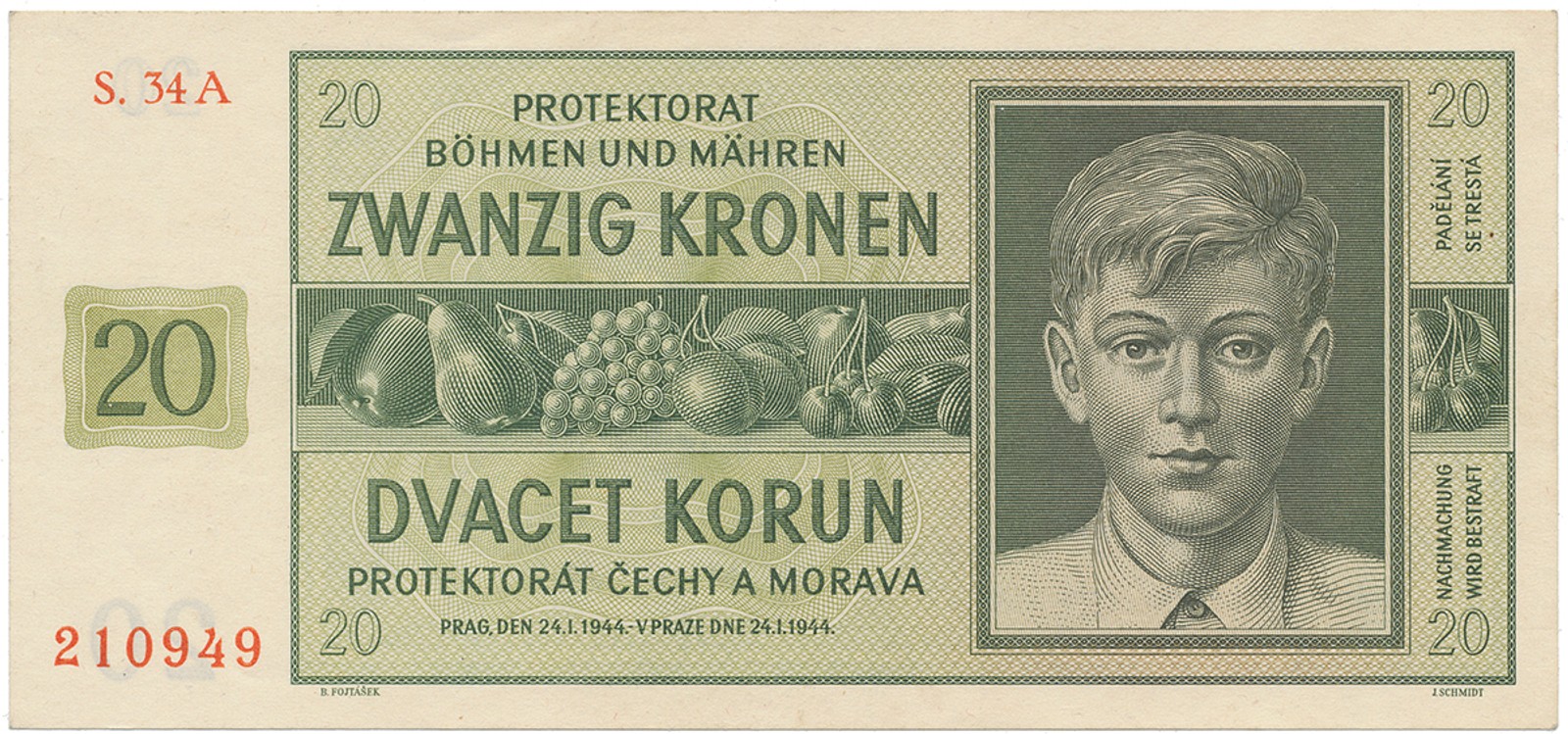 Protektorát Čechy a Morava, 1939 - 1945