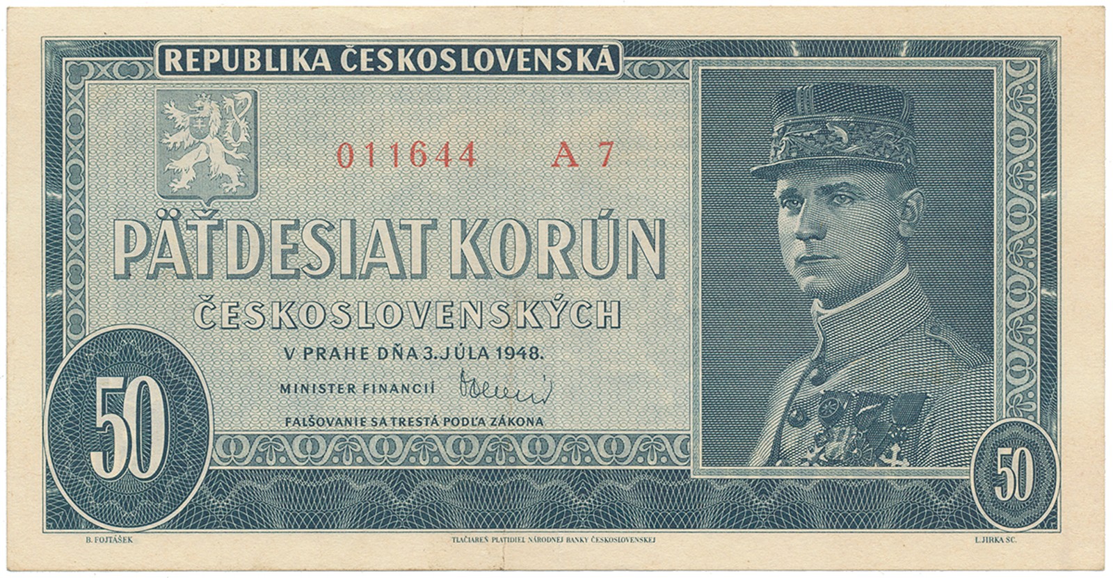 Československo, 1945 - 1953