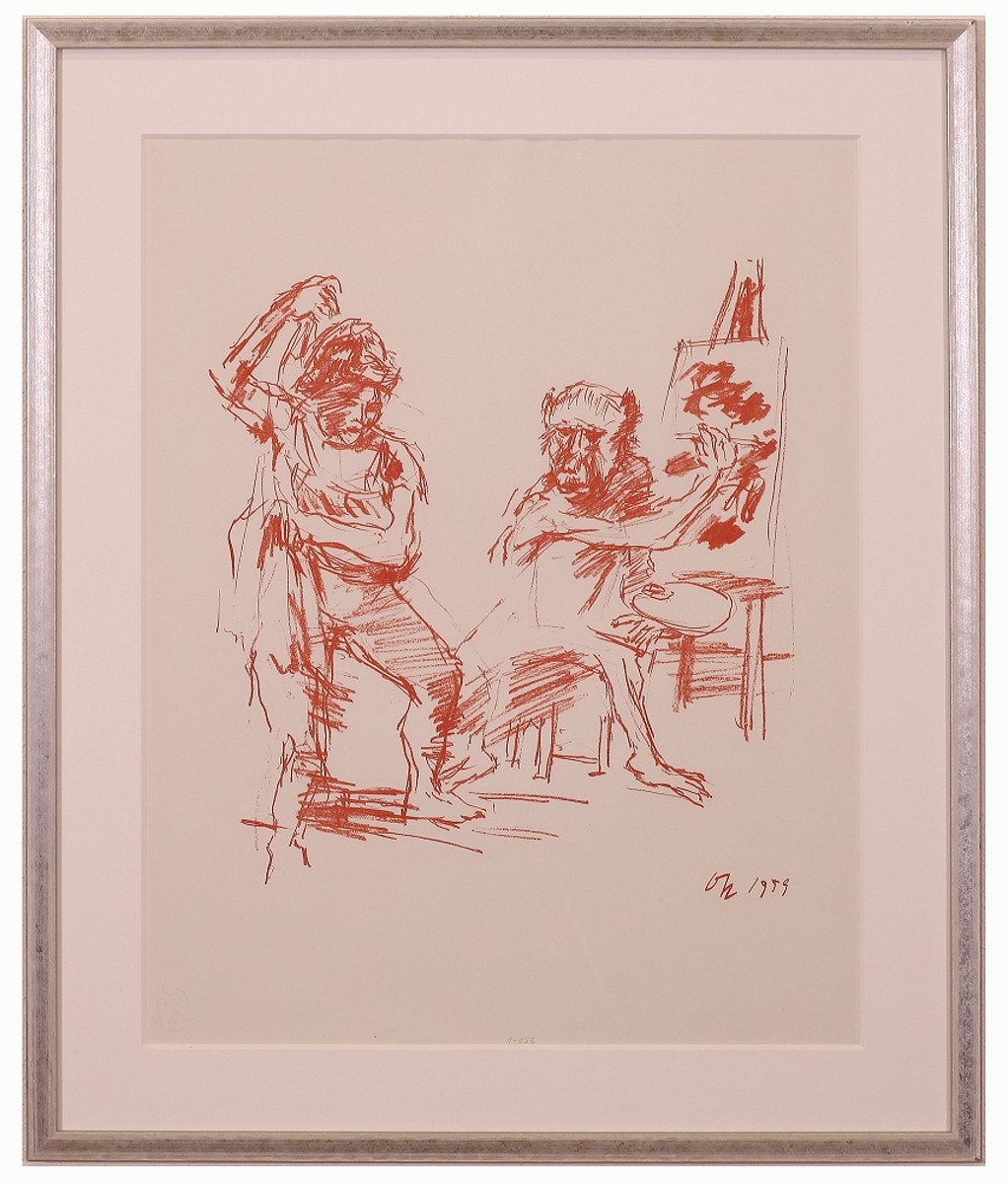 Kokoschka Oskar (1886-1980), The action painter 