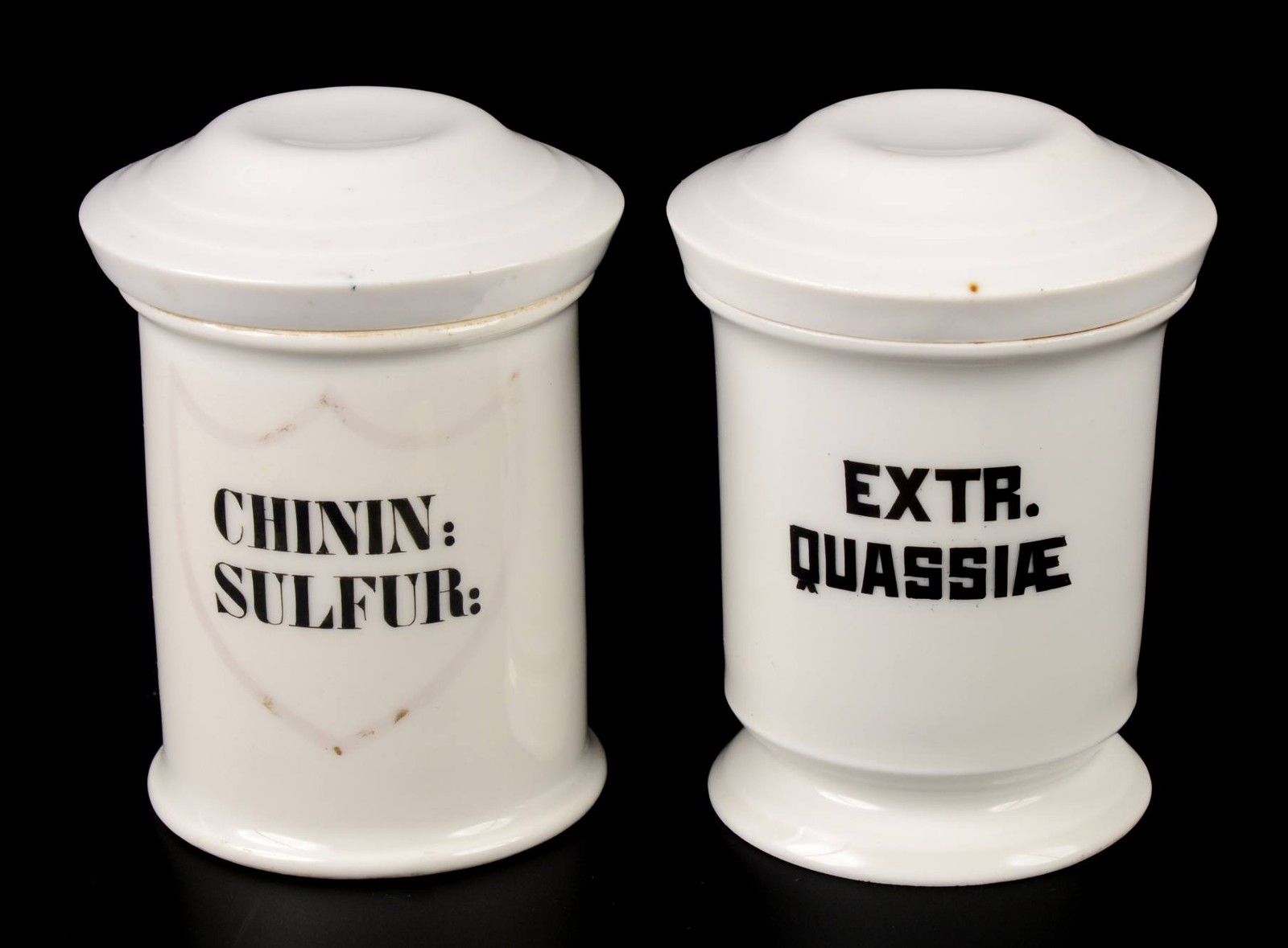 DVOJICE LÉKÁRENSKÝCH LAHVÍ