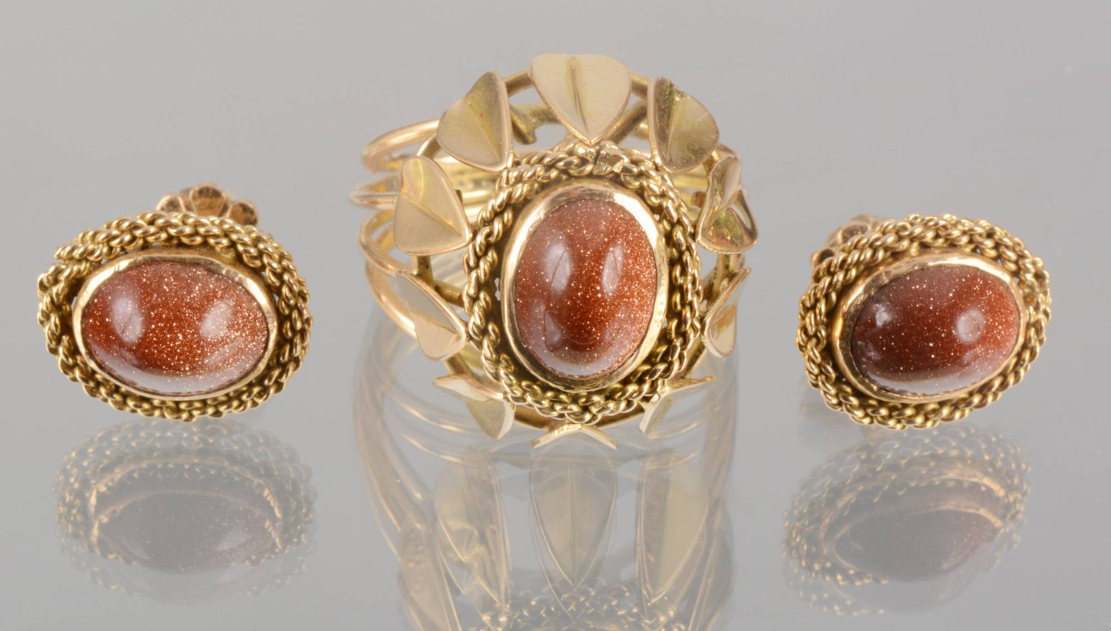 ZLATÁ SOUPRAVA S AVANTURÍNEM