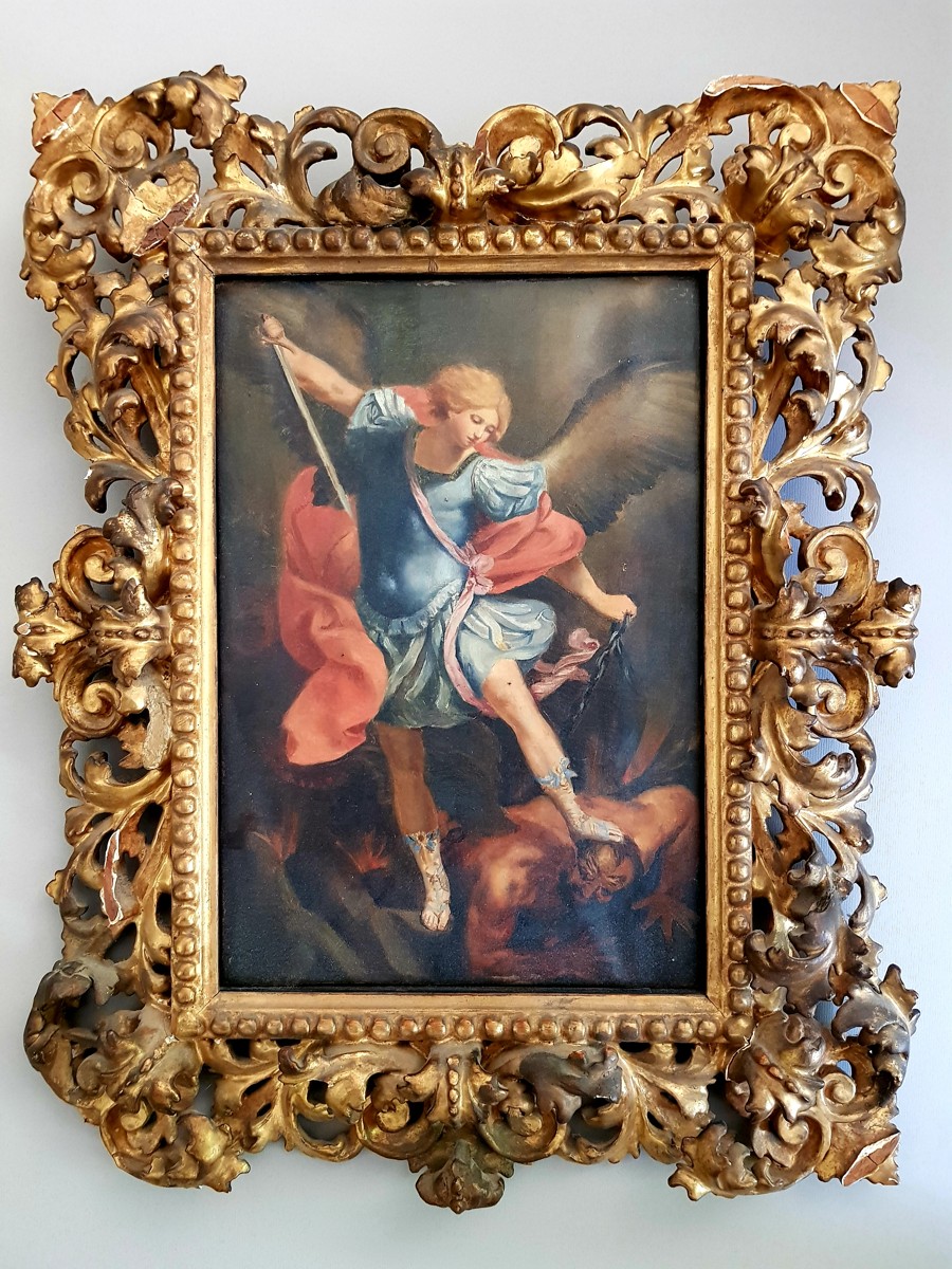 Neznámý autor 17./18. stol. | Archanděl Michael poráží Lucifera