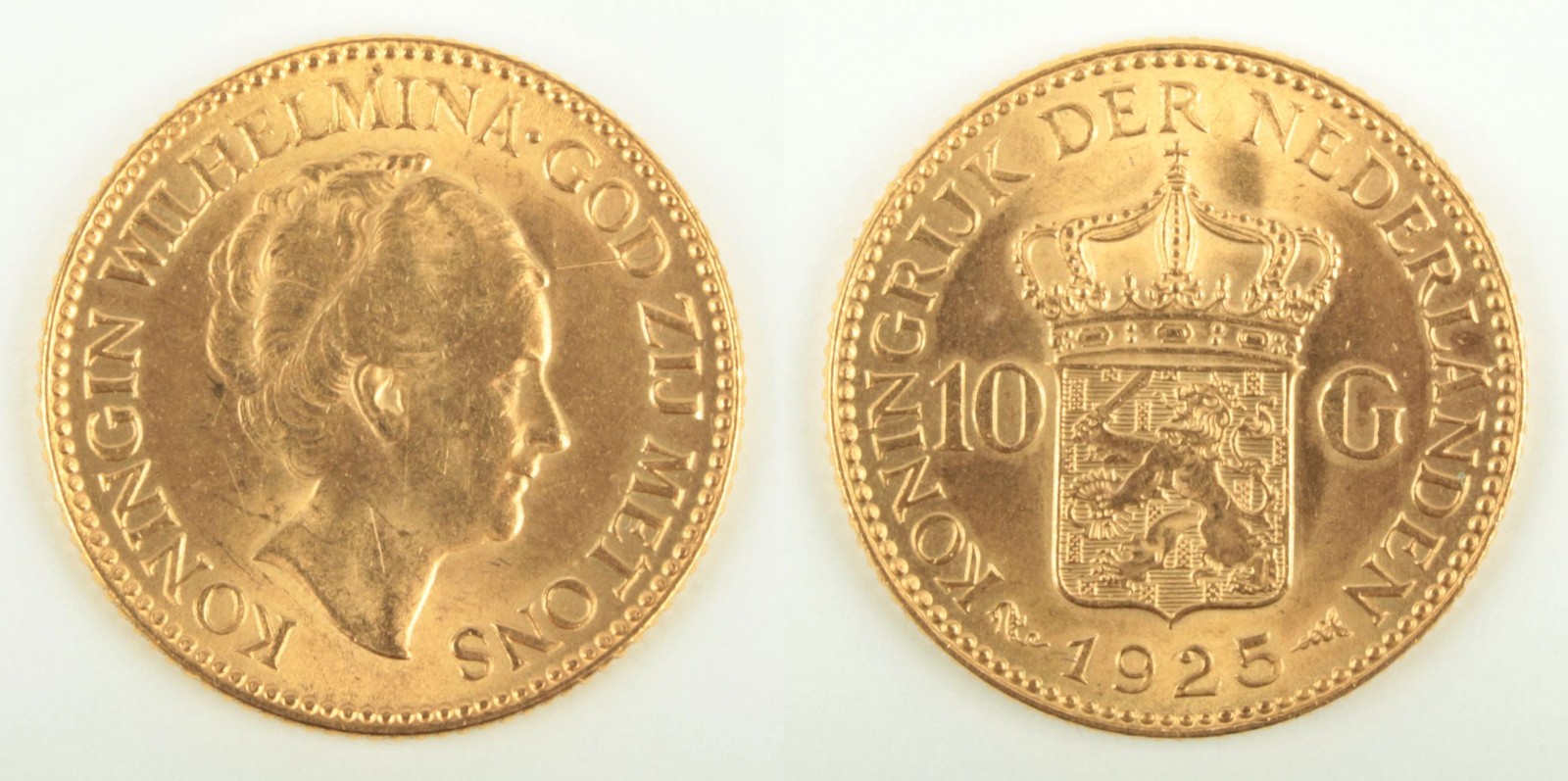 Zlatá mince: 10 gulden 1925