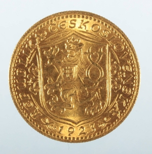 Zlatá mince: Svatováclavský dukát 1923