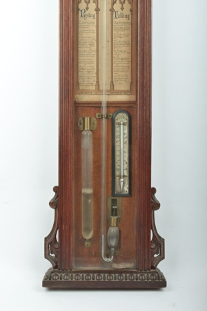 Velký nástěnný barometr s teploměrem