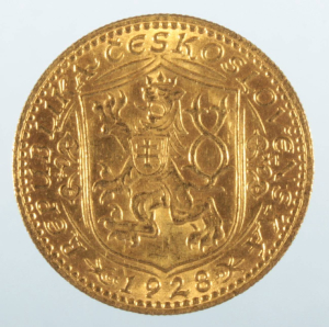 Zlatá mince: Svatováclavský dukát 1928