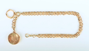 Zlatý šatlén ke kapesním hodinkám