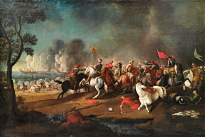 Velkoformátová barokní bitva – autor neurčen