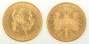Zlatá mince: 20 Kronen 1894