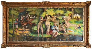 Molitor Otto (*1889) VELKÝ FORMÁT 166 x 311 cm