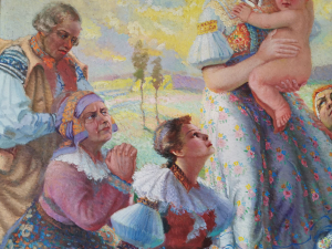 Molitor Otto (*1889) VELKÝ FORMÁT 238 x 190 cm