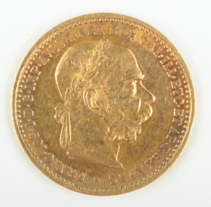 Zlatá mince: 10 Kronen 1905