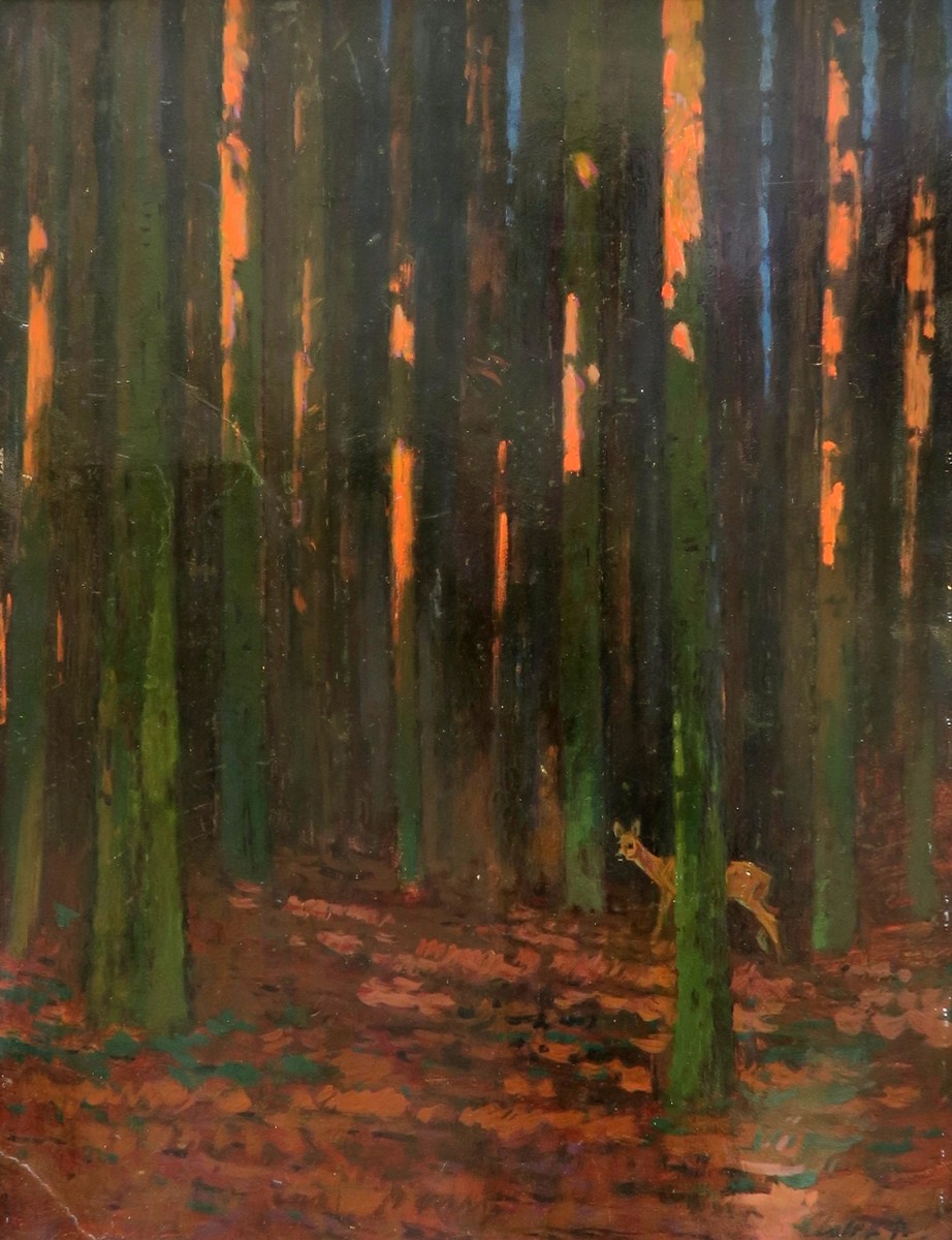 Stanislav Lolek (1873 - 1936) - Srna v lese