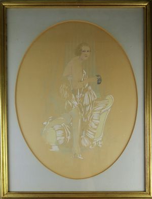 Karel Šimůnek (1869 - 1942) - Dívka se škraboškou