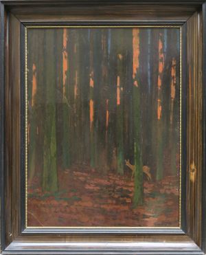 Stanislav Lolek (1873 - 1936) - Srna v lese