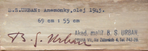 Bohumil Stanislav Urban - Anemonky