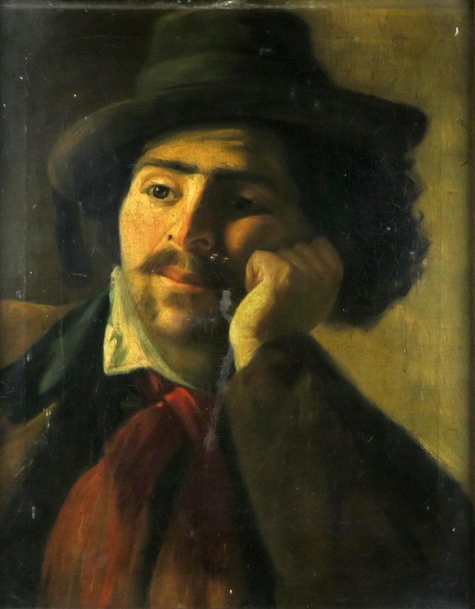 Portrét muže v klobouku