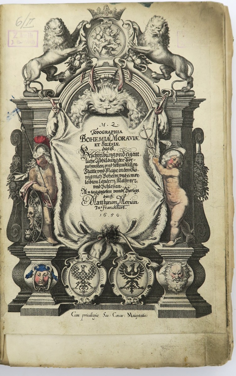 Merian Matthäus Martin: Topographia Bohemia, Moraviae et Silesiae, 1650