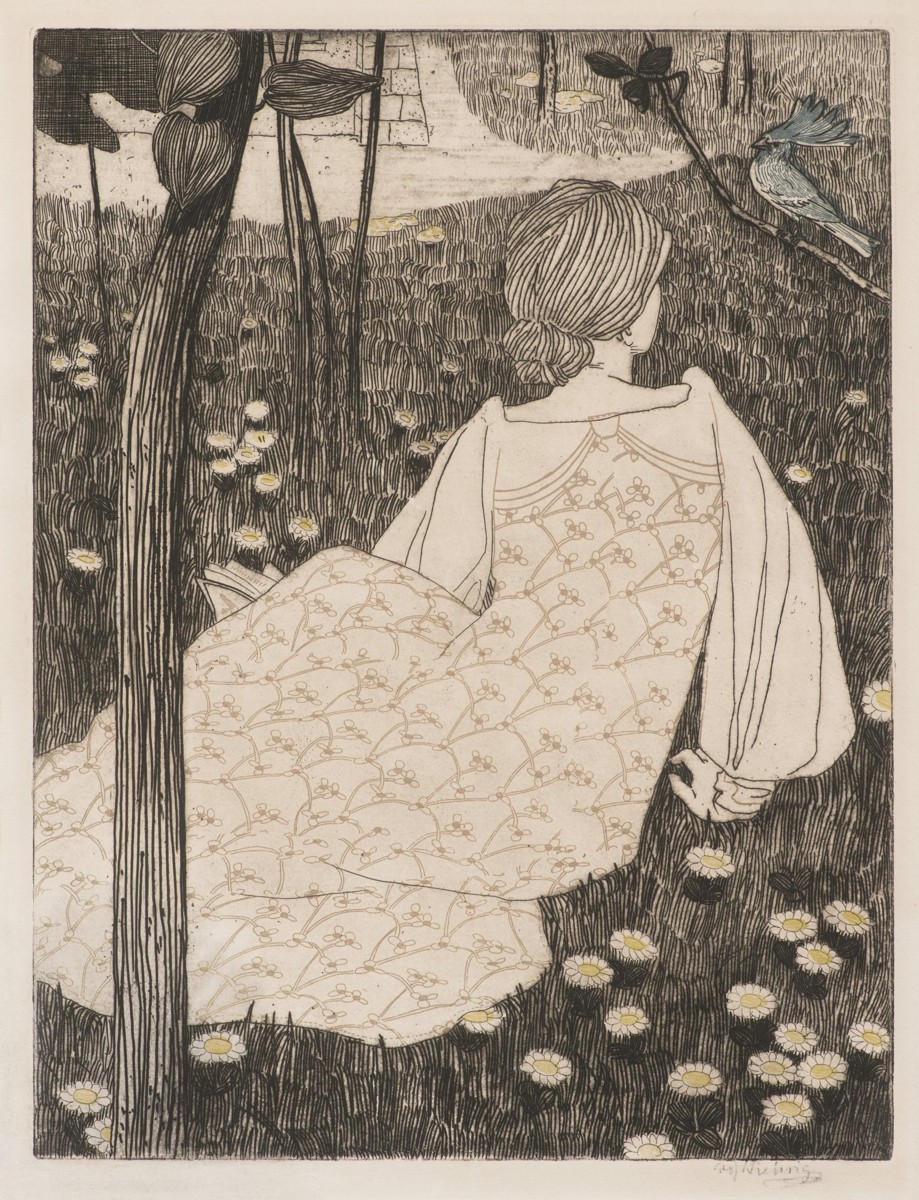 VOJTĚCH PREISSIG 1873 - 1944 - MODRÁČEK