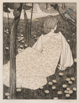 VOJTĚCH PREISSIG 1873 - 1944 - MODRÁČEK