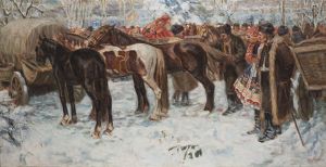 OTTO MOLITOR 1889 - 1965 - MASOPUST, NA TRHU
