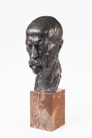 VINCENC MAKOVSKÝ 1900 - 1966 - BUSTA T. G. MASARYKA