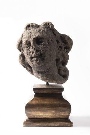 MATYÁŠ BERNARD BRAUN 1684 - 1738 - HLAVA MLADÉHO MUŽE