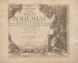 JAN KRYŠTOF MÜLLER 1673 - 1721 - MÜLLEROVA MAPA ČECH