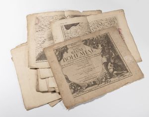 JAN KRYŠTOF MÜLLER 1673 - 1721 - MÜLLEROVA MAPA ČECH