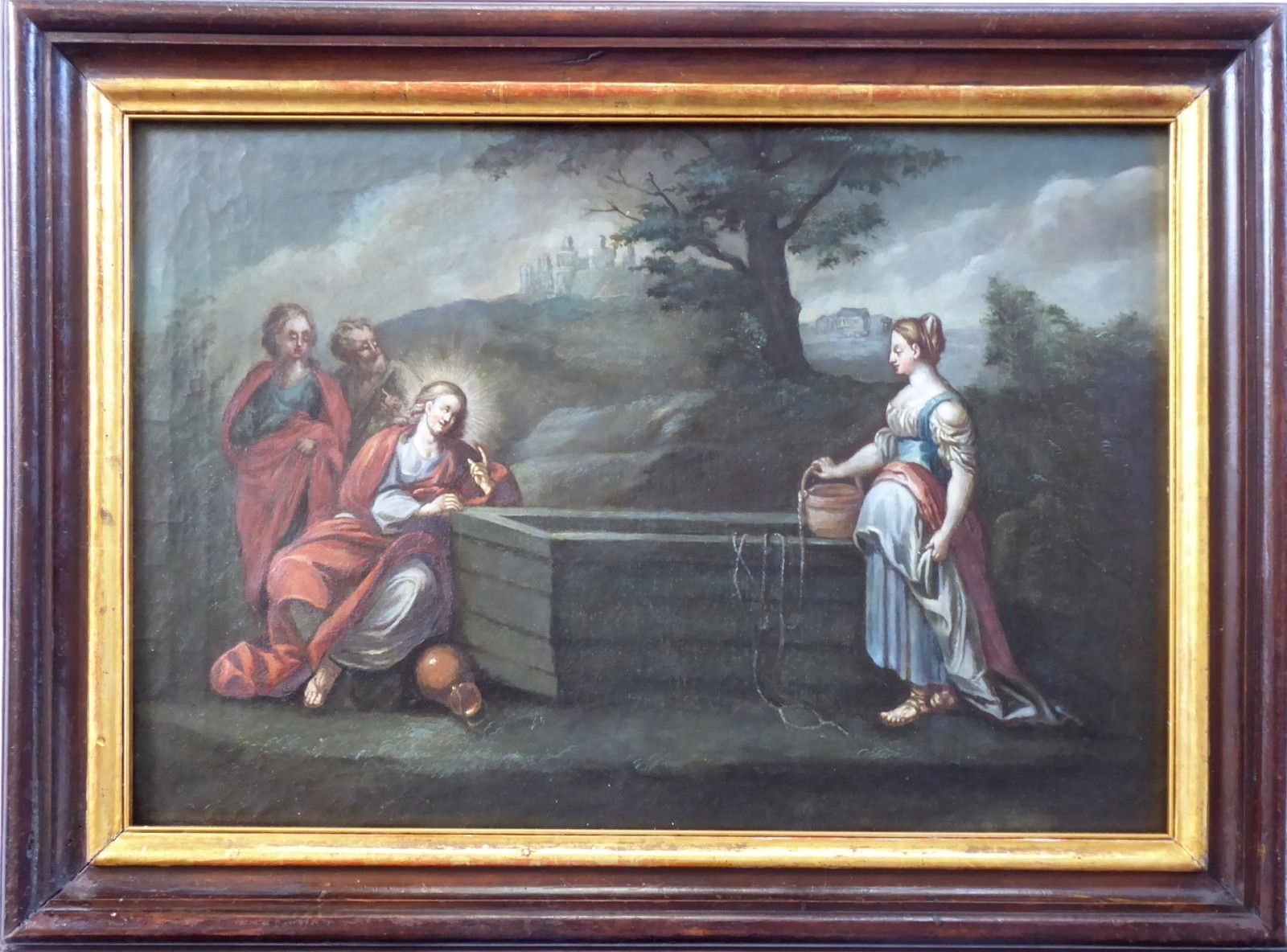 Franz Anton Fröhlich | Kristus a Samaritánka u Jakobovy studně 
