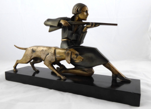 Pierre le Faguays | Dívka s puškou a psem