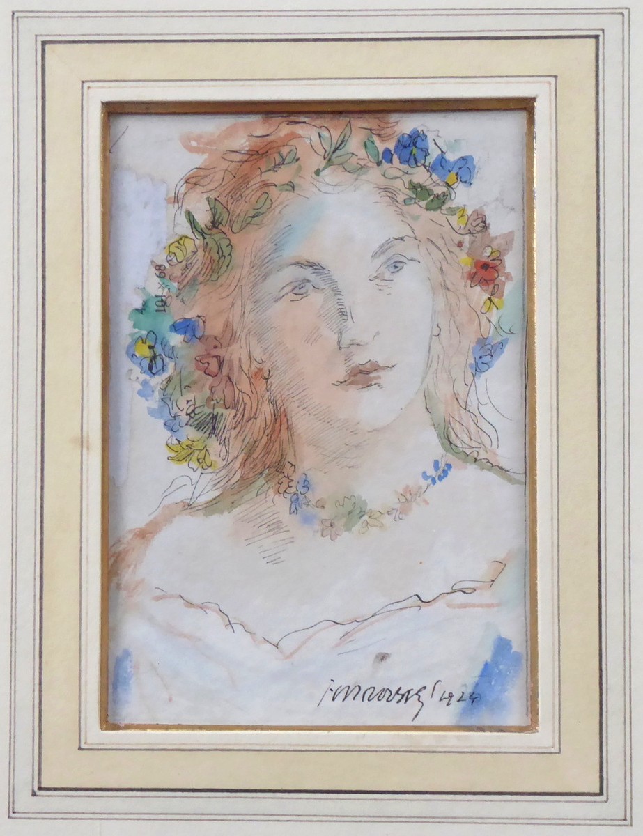 Jakub Obrovský (1882-1949) | Portrét ženy - Alegorie léta