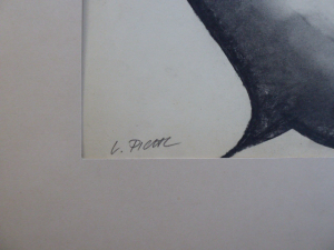 Ladislav Pichl | Sedící ženský akt + přípravná kresba uhlem