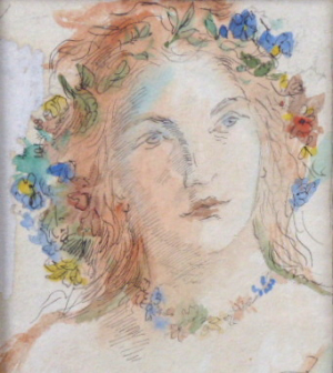 Jakub Obrovský (1882-1949) | Portrét ženy - Alegorie léta