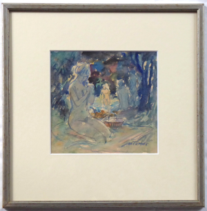 Otakar Čemus (nar. 25. února 1928) | Koupání v řece