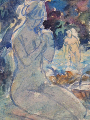 Otakar Čemus (nar. 25. února 1928) | Koupání v řece