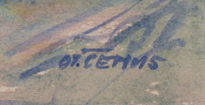 Otakar Čemus (nar. 25. února 1928) | Koupání v řece