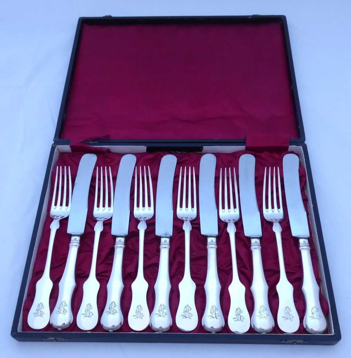 Stříbrné příbory pro 6 osob - Vídeň