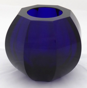 Váza z kobaltového skla - Moser