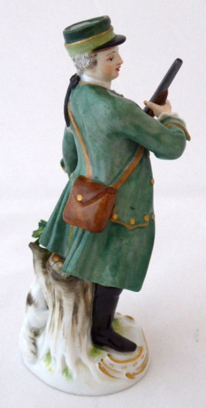 Lovec se psem a puškou - Míšeň, Johann Joachim Kaendler a Johann Carl Schönheit