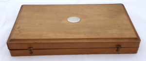 Vídeňské stříbrné servírovací příbory v dřevěné kazetě